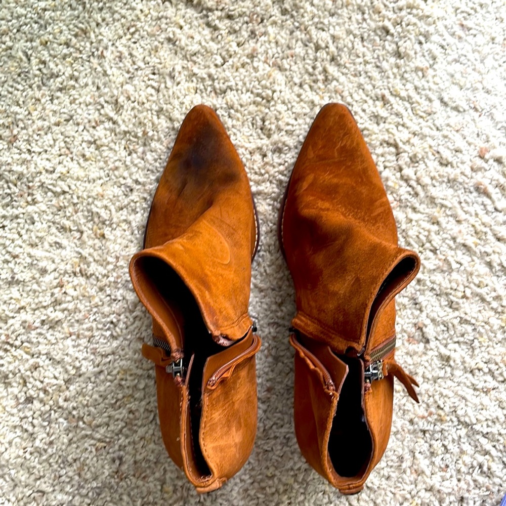 Brown booties